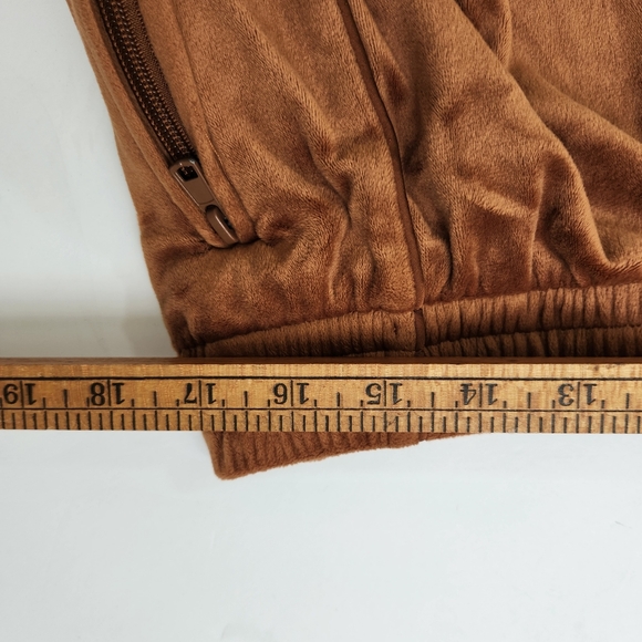 skims velour track baggy lounge herem style jogger pants wms XL elastic waist - Picture 6 of 8